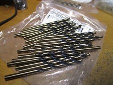 3/16" Hi-Molybdenum Steel 135  Split Point Black/Gold Finish Jobber Drill QTY 24
