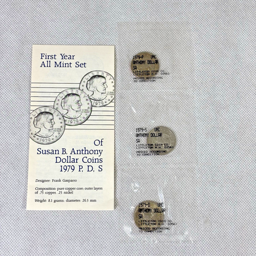 Susan B. Anthony Sacagawea US Dollar Coins 10 Coin Mixed Lot Uncirculated Sealed - Picture 5 of 24