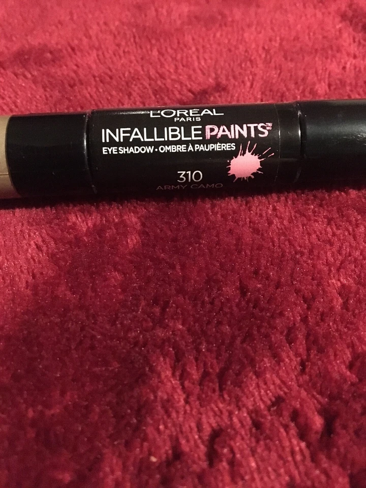 L'Oreal Infallible Paints Eyeshadow Duo 310 Army Camo. NEW - Image 2 of 4