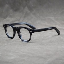 Vasos de lectura gruesos redondos de acetato marcos de gafas negros mujeres hombres lector