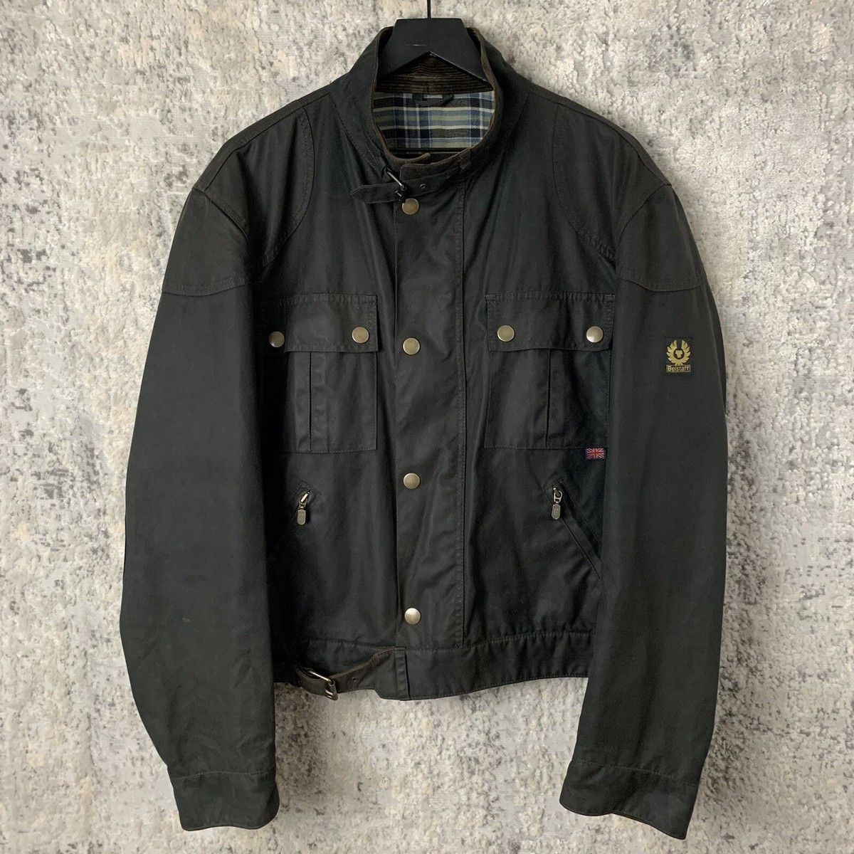 Vintage Belstaff Motorcycle Jacket XL Brown Gold Label Waxed Vintage Belstaff Motorcycle Jacket XL Brown Gold Label Waxed