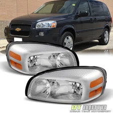 2005-2009 Uplander Montana 05-07 Terraza Relay Headlights Headlamps Left+Right