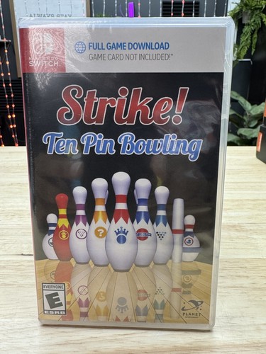Strike Ten 10 Pin Bowling Nintendo Switch BRAND NEW FACTORY SEALED - Ships Fast