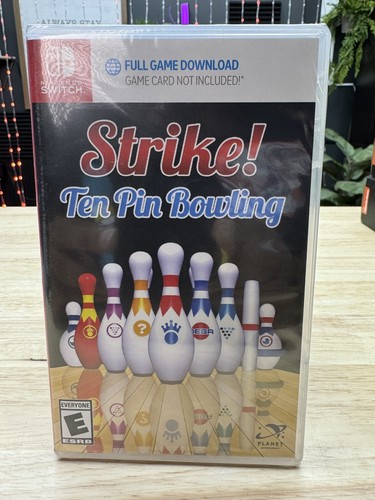 Strike Ten 10 Pin Bowling Nintendo Switch BRAND NEW FACTORY SEALED - Ships Fast - Picture 1 of 2