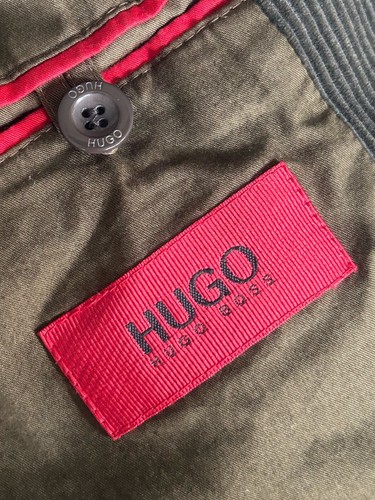 Mens Vintage Hugo Boss Jacket Coat Utility Chore Workwear Retro Corduroy Y2K 44R - Picture 20 of 22