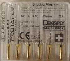 Dental Dentsply Rotary ProTaper Universal Engine NiTi Files 19 mm SX