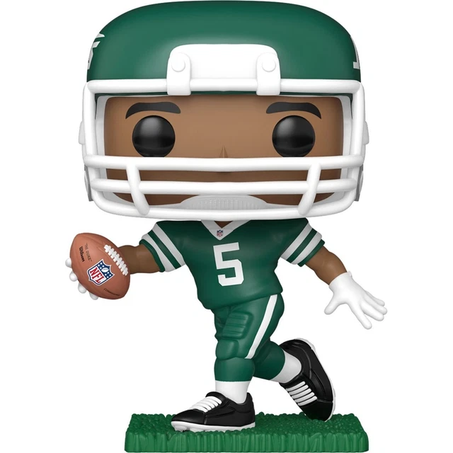 NFL New York Jets Garrett Wilson (Color) Funko Pop! Vinyl Figure #302 +Protector