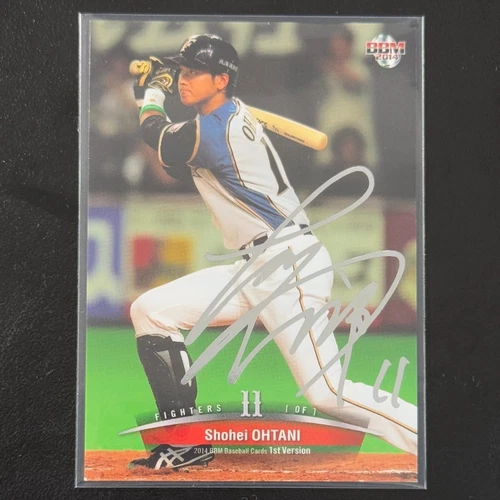 2014 BBM 1ST VERSION BATTING-SILVER FOIL FACSIMILE SHOHEI OHTANI RC