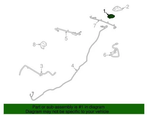 Antena satelital genuina Ford 2015-2019 Police Interceptor sedán HG1Z-10E893-A Foto 2 de 2