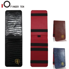 Golf Scorecard Book Holder Cover Deluxe PU Leather Score Sheets Gifts Sunfish