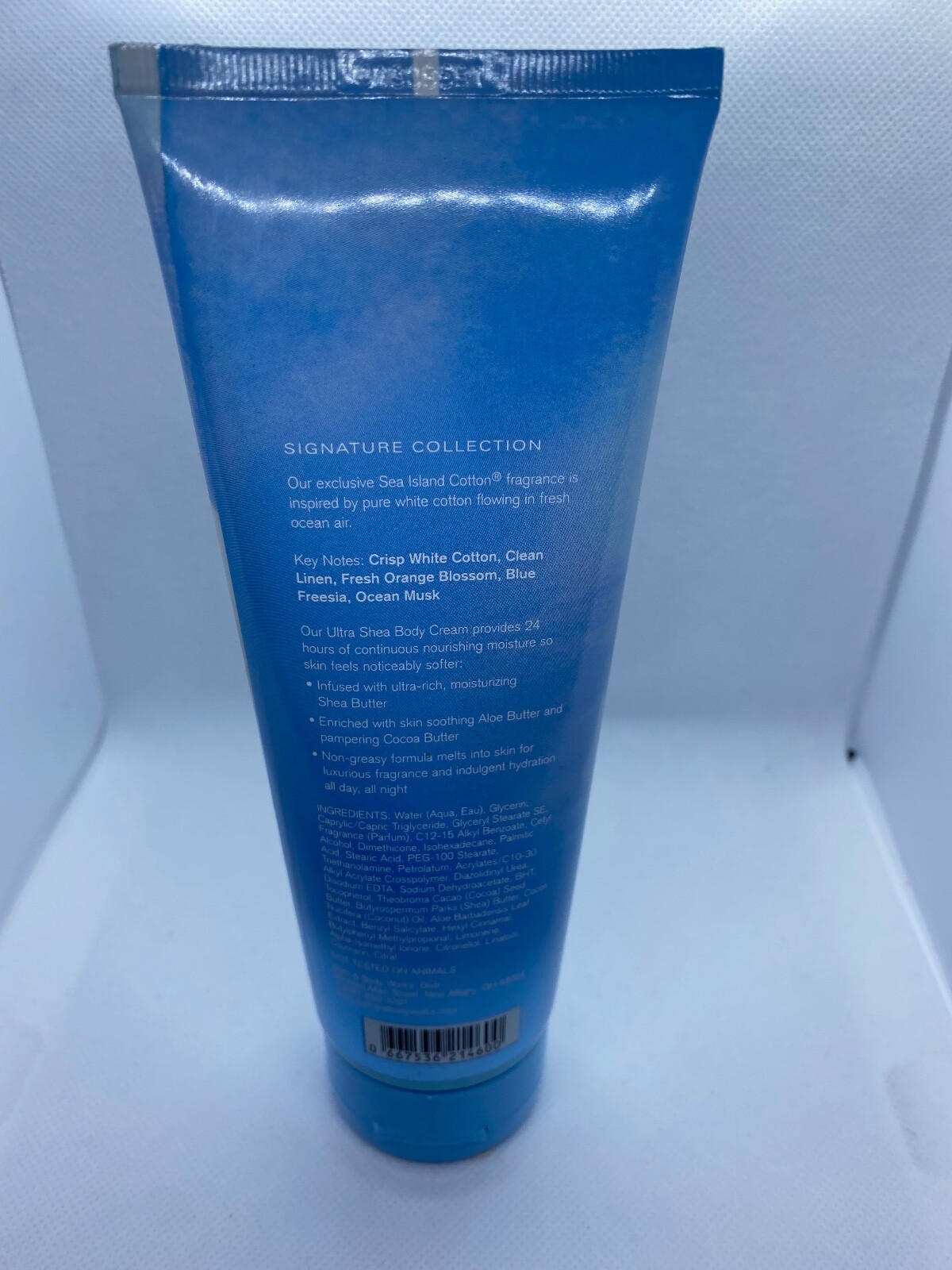 Bath and Body Works SEA ISLAND COTTON BODY CREAM 8 OZ/ 226 G