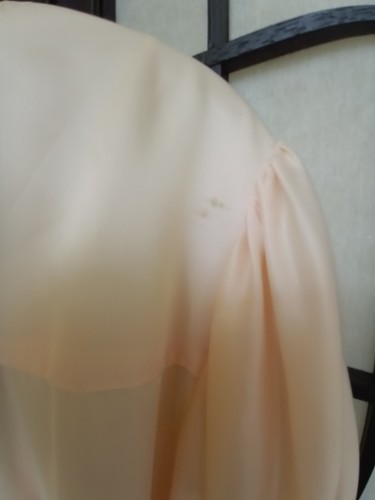 VINTAGE CHRISTIAN DIOR LONG SATIN ROBE LACE Night Gown HOLLYWOOD GLAM - Picture 6 of 8