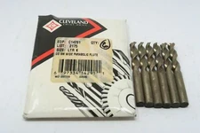 6 pcs CLEVELAND Letter K Cobalt Parabolic Screw Machine Stub Drills C14291 USA