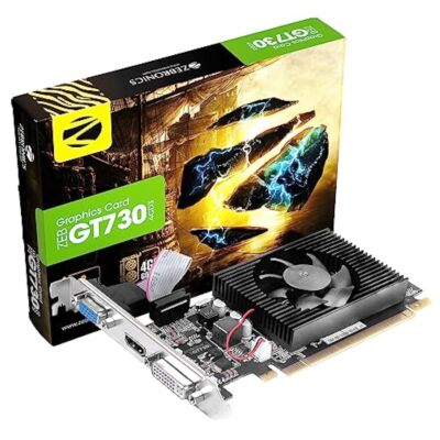 ZEBRONICS- GT730 4GD3, Powered by NVIDIA, 4GB GDDR3 Graphics Memory | 64