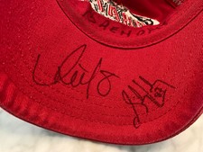 Sidney Crosby Alex Ovechkin Auto Signed 2004 NHL Draft Hat Cap Hockey Autograph