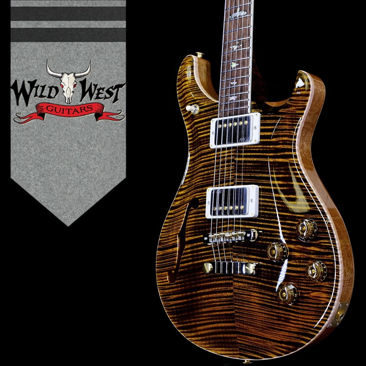 PRS Wood Library Artist Package McCarty 594 Semi-Hollow Tiger Eye