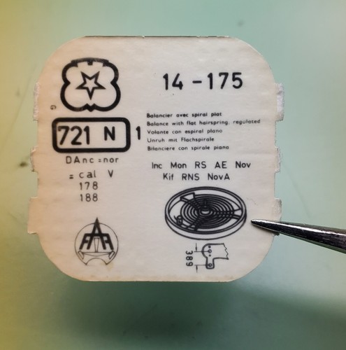 AS 1240, 1250 Balance, complete, no: 721N