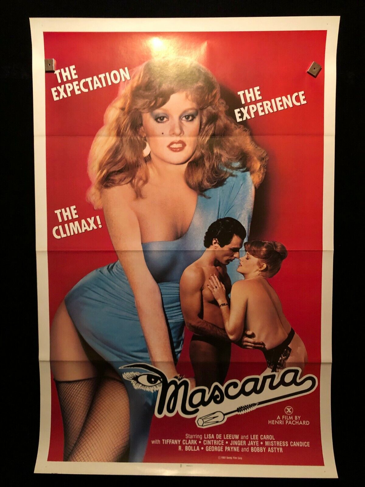 Mascara 1982 One Sheet Movie Poster Sexploitation Bad Girl Adult XXX Erotic Sex eBay pic picture