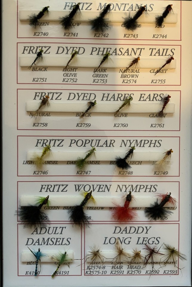59 Assorted Fly Fishing Flies Including Box 2 eBay
