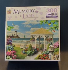 MASTER PIECES Memory Lane "Oceanside View" 300 Piece EZ Grip Jigsaw Puzzle HH2 