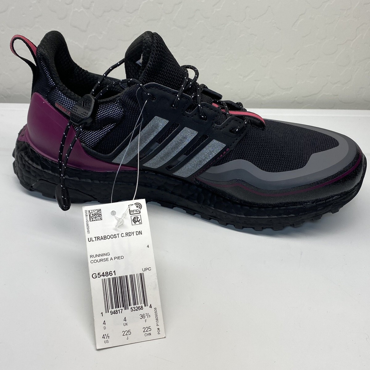 ST adidas ULTRABOOST C.RDY DNA BLACK SNEAKERS G54861 Men's Size 4.5