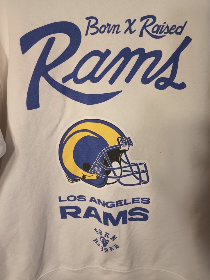 Los Angeles Rams sweater. Brand Born and Raised. Size Large | eBay