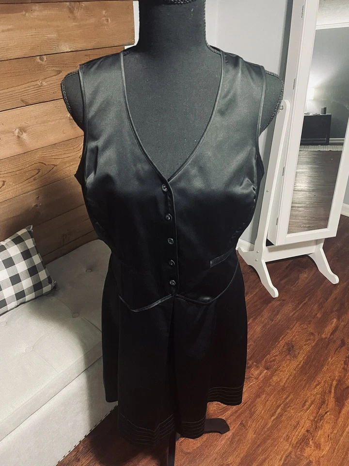 RICHARD CHAI FOR TARGET Dress Junior's Women's Black Tuxedo Sleeveless Sz 11 - Image 2 of 4