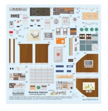 Voyage to the Bottom of the Sea - 39 inch 4W Seaview Interior Decals - PGX110