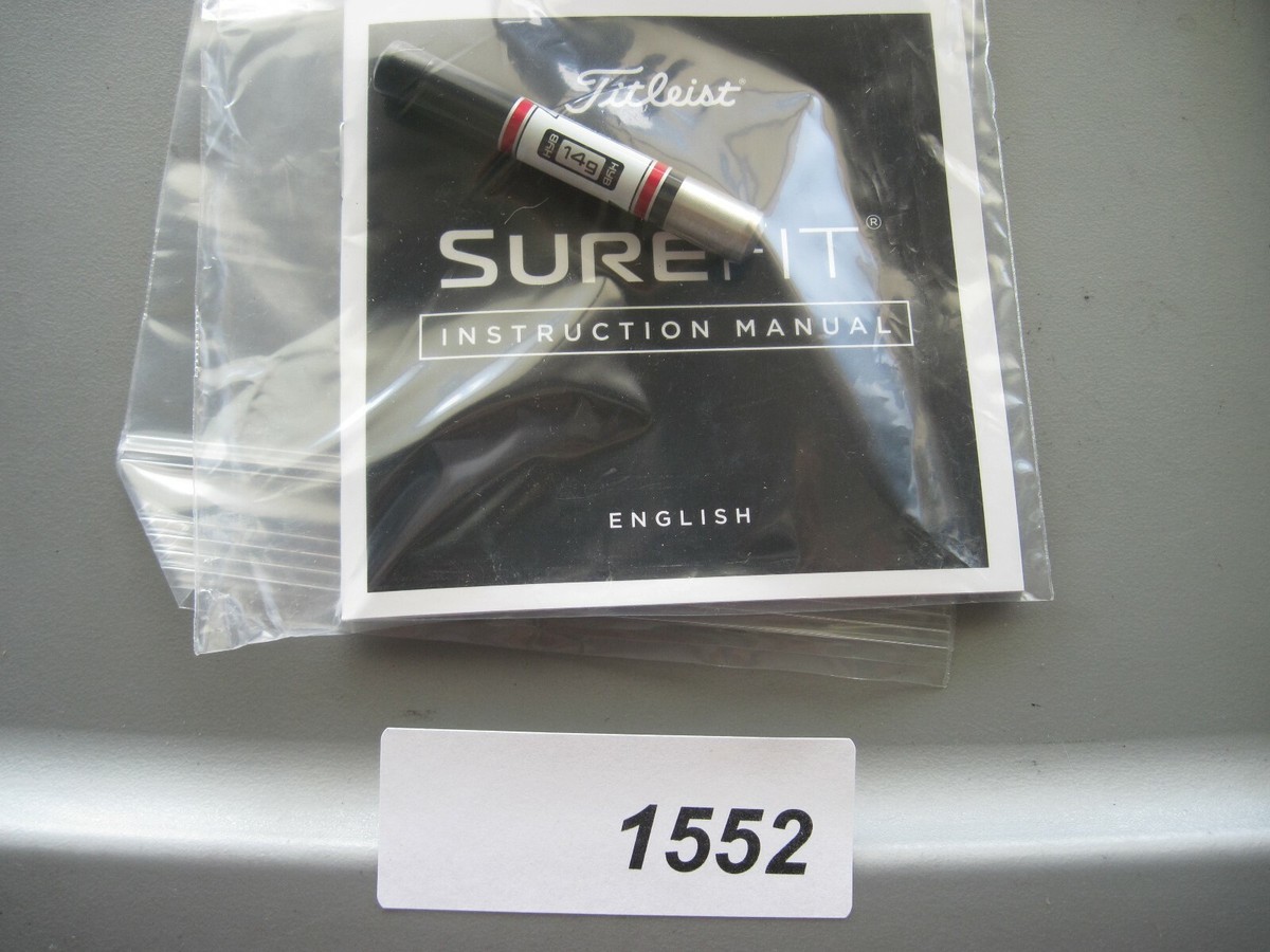Titleist Sure Fit w/ Manual 14 g HYBRID FADE/DRAW Weight NEW