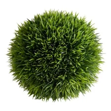 Artificial Spike Grass Ball Tabletop Decor Table Top Decoration Large Pack of 2