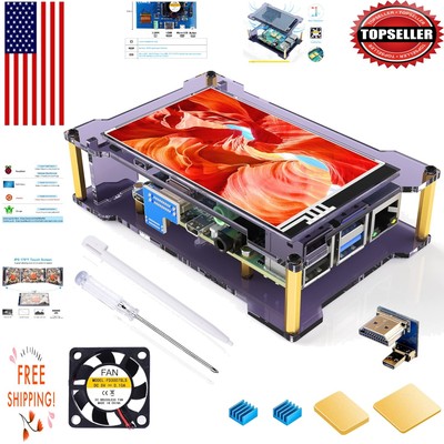 High-Performance 4-Inch HDMI Touchscreen for Raspberry Pi 4 - Touch Pen Included
