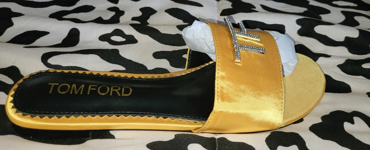 TOM FORD トムフォード レオパードサンダル 10 TOM FORD トムフォード レオパードサンダル 10