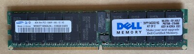 SAMSUNG M393T1K66AZA-CE6Q0 / DELL SNPP134GCK2/16G PC2-5300P 8GB ECC REG