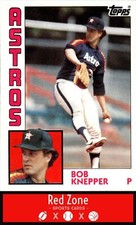 1984 Topps - #93 Bob Knepper NM Set Break.