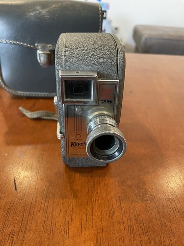 Vintage Keystone Capri K25-8mm Camera Video Camcorder 1950s Retro, With Case - Picture 4 of 8