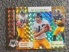 2020 Mosaic Football Pittsburgh Steelers Flea Flicker Silver Mosaic Prizm Bettis