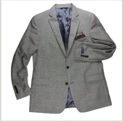 Brooks Brothers Mens Suit Jacket Blazer 44 L Regent Fit Wool Silk