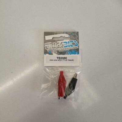 ** Trick Bits hochwertige Mini Kroko Clips (1 x rot/1x schwarz) TB2080/HFL2054 UK **