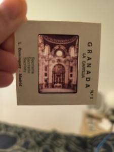 Lote de 16 Diapositivas Originales de Granada (Años 70)–Monumentos y Arquitect