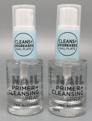2x Catrice: Nail Primer+Cleansing Spray Nagelgrundierung+Reinigungsspray 2x 10ml
