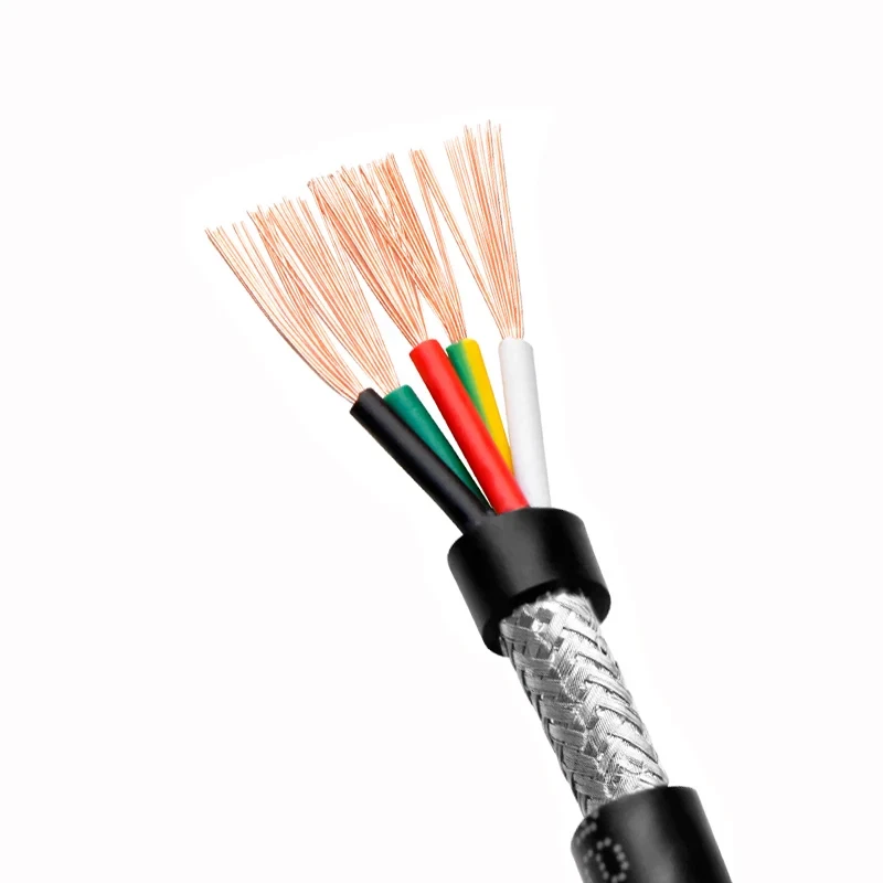 Shielded Cable RVVP 2/3/4/5/6/7/8 Cores Shielded Control Signal Copper Wire - Image 4 of 4