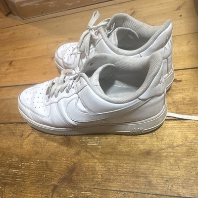Nike Air Force 1 Low Herren Sneaker Weiß EU 46 Low Top Schnürung Freizeit