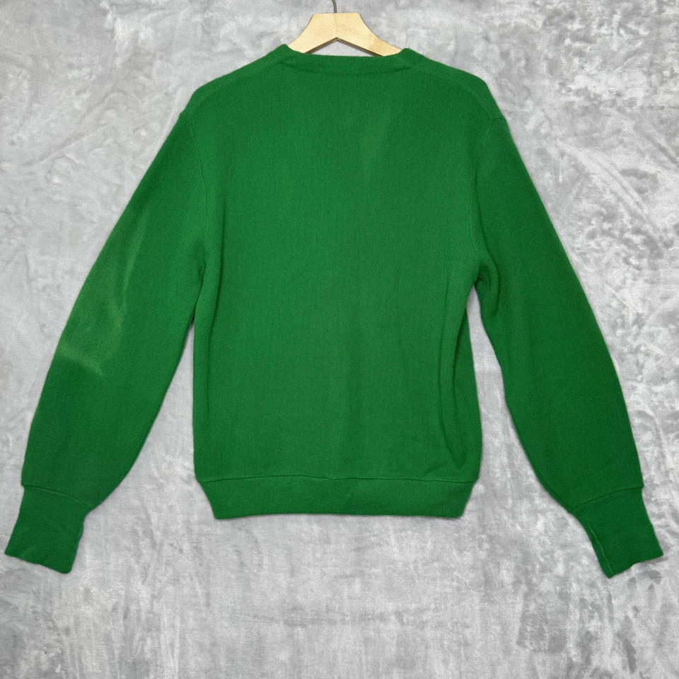 Suéter Vintage Jack Nicklaus Para Hombres Cárdigan Botón Mediano Oso de Golf EE. UU. Años 80 Foto 2 de 4