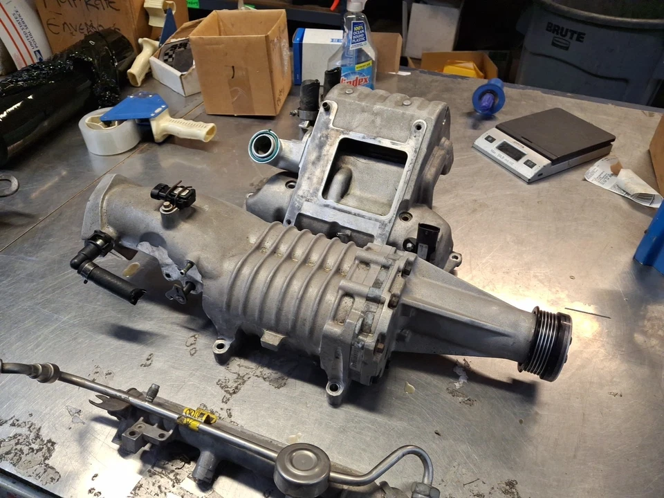 2004 2005 2006 2007 Cobalt SS Saturn Ion 2.0 LSJ Supercharger Setup Intake Rail - Image 2 of 4