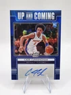 2021-22 Contenders Optic Cade Cunningham Up And Coming Auto RC /75 Rookie Blue