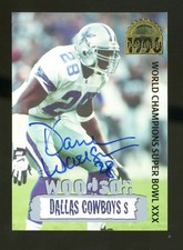 1996 Collector's Edge Cowboyabilia DARREN WOODSON Auto/Autograph /4000 Dallas