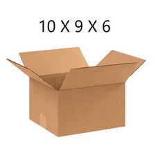 50 pack 10x9x6 Shipping Boxes for Packing Moving Heavy Duty Corrugated Carton