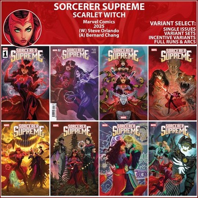 Sorcerer Supreme (2025) #1-3 4 5 6 7 8 Marvel Comics Scarlet Witch COVER SELECT
