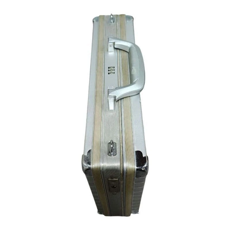 RIMOWA Valigetta con attacco in alluminio valigetta argento vintage - Immagine 4 di 4