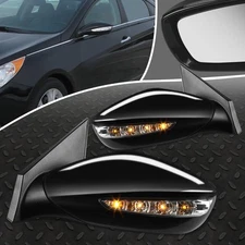 FOR 11-14 HYUNDAI SONATA PAIR OE STYLE POWER+HEATED+TURN SIGNAL SIDE DOOR MIRROR